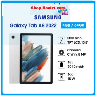 M&aacute;y t&iacute;nh bảng Samsung Galaxy Tab A8 (4GB/64GB)
